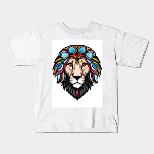 Lion Face T - Shirt Kids T-Shirt